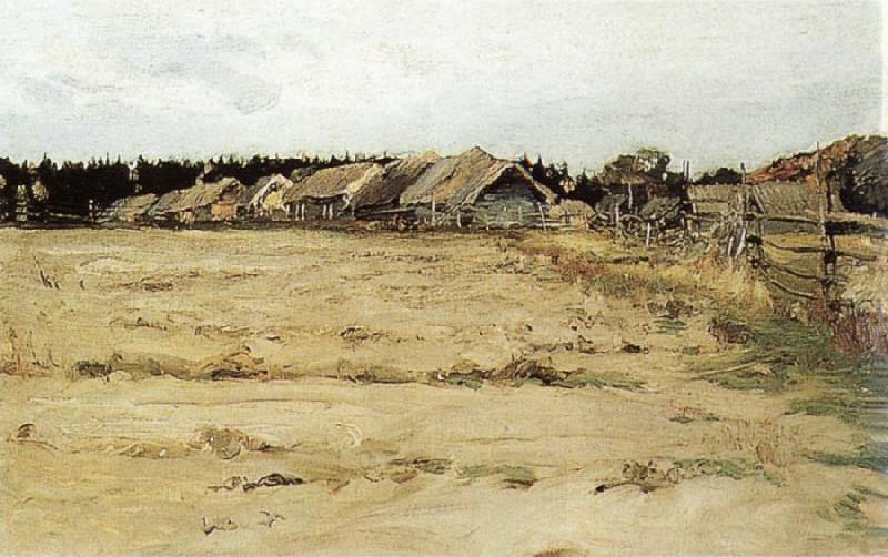 Sergei Vinogradov Martzianovo Village oil painting picture